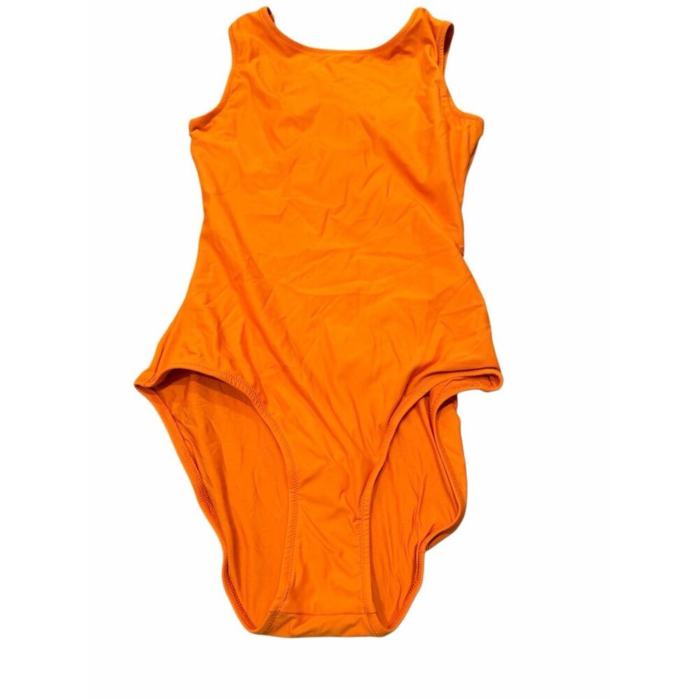 Brand New Skims Women's Size Small Tangerine Orange Signature Swim One Piece